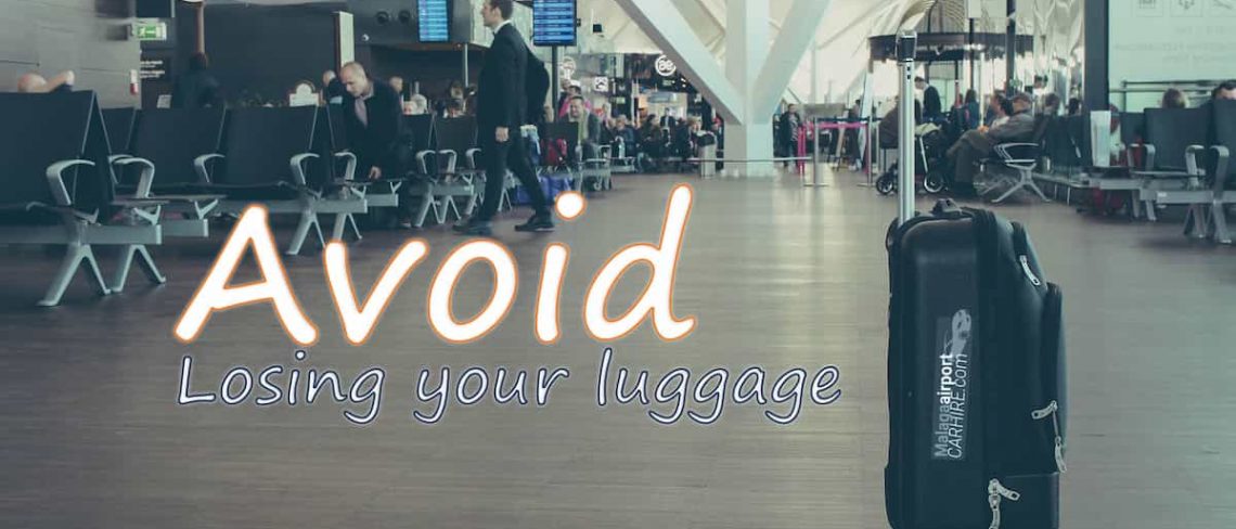 avoid losing luggage at the airport