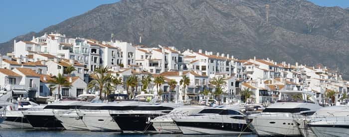 Photo of Puerto Banus in summer season, Malaga