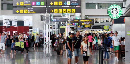 Record de pasajeros en el aeropuerto