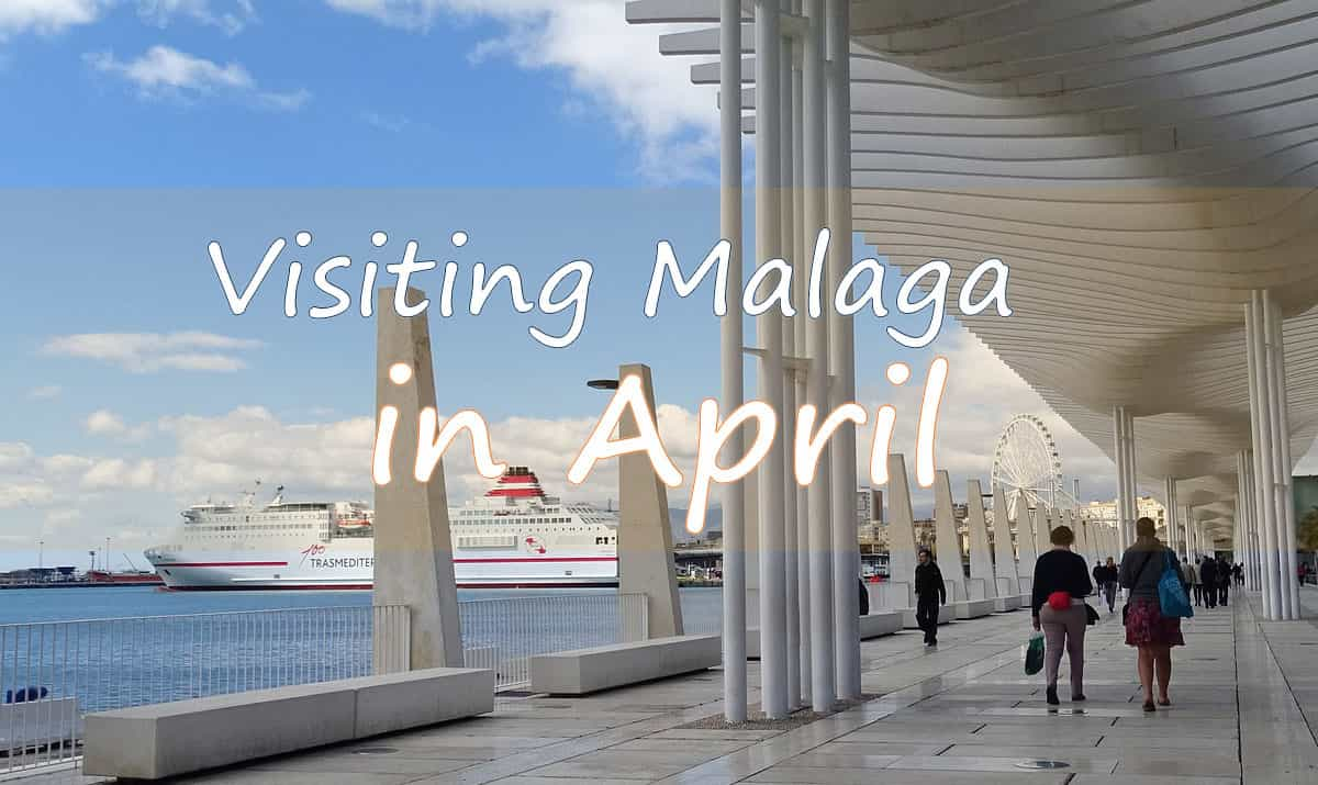 Walking in Malaga in April