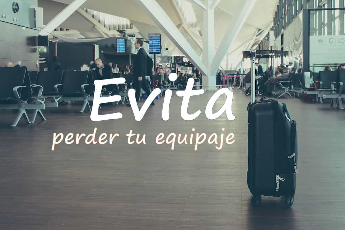 evita perder equipaje