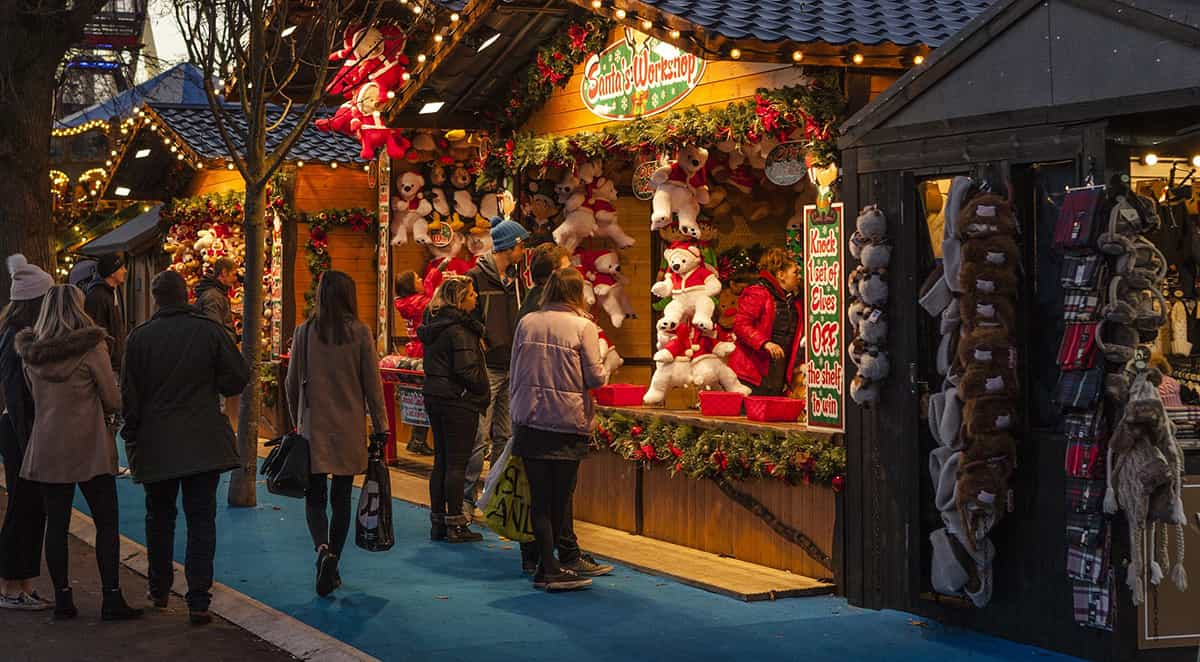 mercadillo navideño en Málaga