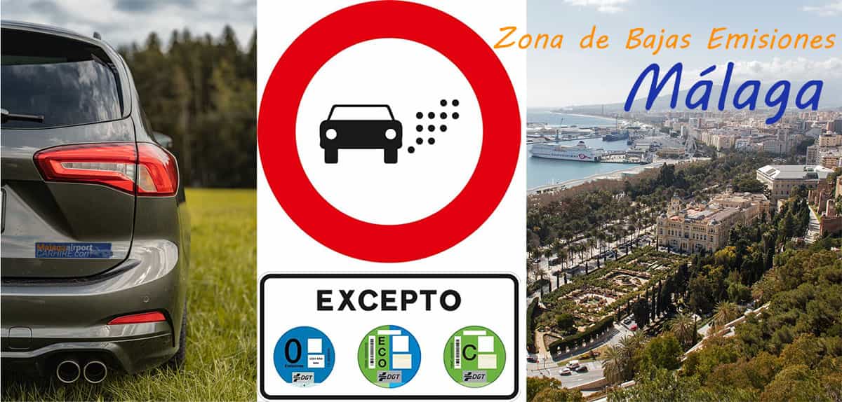 Zonas de bajas emisiones en Málaga