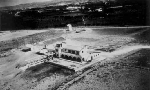 Malaga airport in 1948