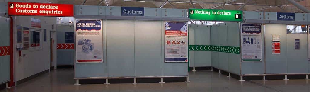 Airport customs
