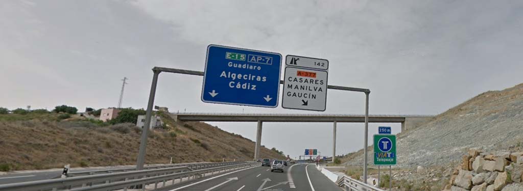 Ausfahrt nach Manilva, Casares und Gaucín