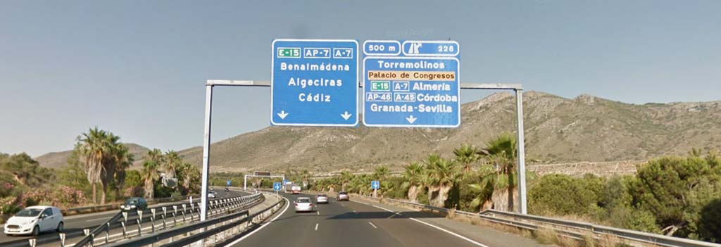 Exit to Torremolinos and Palacio de Congresos