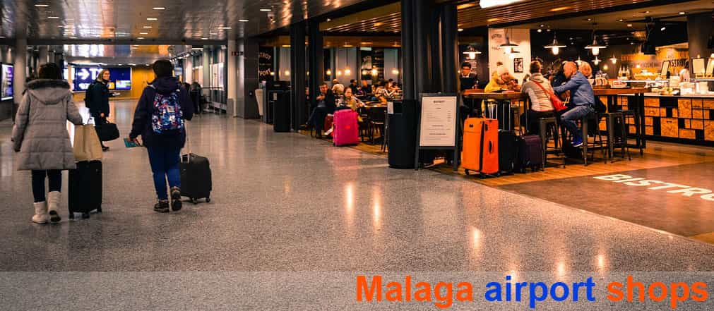 Malaga airport shops